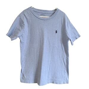 Polo Ralph Lauren Youth Tee Blue Pony Size Small Basic Layering Comfort Cozy